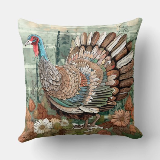ワイルドターキー装飾用クッション クッション (裏面)