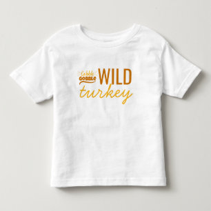 ワイルドターキー キッズ サンクスギビング トドラーTシャツ