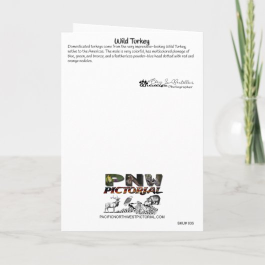 ワイルドターキー 感謝カード (裏面)