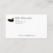 ワイルドダックレイク名刺 名刺 (裏面)