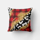 ワイルドチア＆コージーチェックス クッション (裏面)