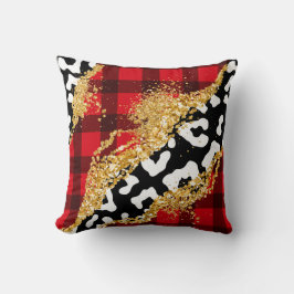 ワイルドチア＆コージーチェックス クッション