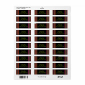 ワイルドチグザグ ラベル (フルシート)