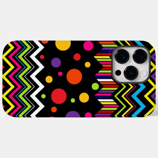 ワイルドチグザグ Case-Mate iPhoneケース (裏面 (横))