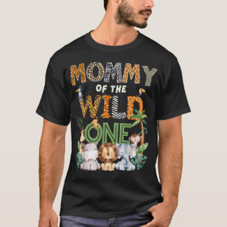 ワイルドチャイルドのママ サファリ1歳 Tシャツ