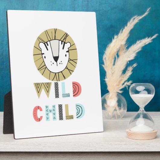 ワイルドチャイルド スカンディア ライオン フォトプラーク (側面)