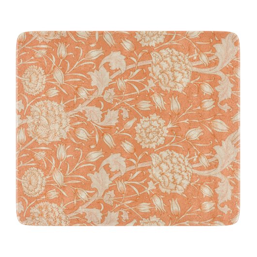 ワイルドチューリップパターン（William Morris著） カッティングボード (正面)