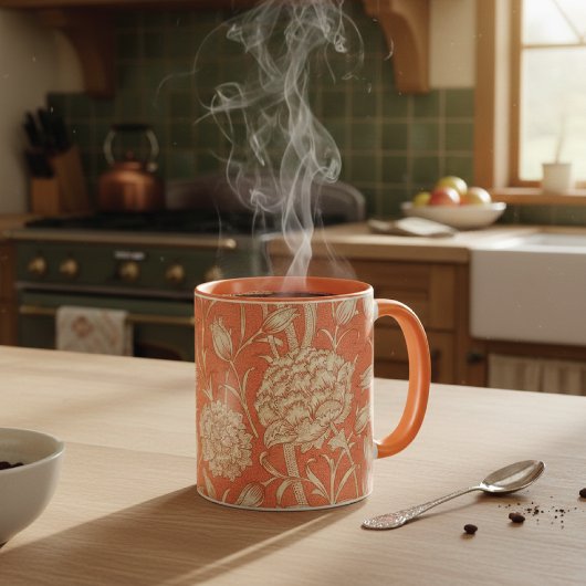 ワイルドチューリップ桃ウィリアム・モリス マグカップ