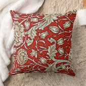 ワイルドチューリップbyウィリアム・モリス クッション (ブランケット)