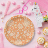 ワイルドチューリップbyウィリアム・モリス ペーパープレート (パーティー)