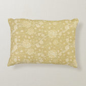 ワイルドチューリップby William Morris, Flowers Art アクセントクッション (裏面)