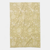 ワイルドチューリップby William Morris, Flowers Art キッチンタオル (縦)