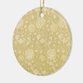 ワイルドチューリップby William Morris, Flowers Art セラミックオーナメント (左)