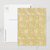 ワイルドチューリップby William Morris, Flowers Art ポストカード (正面/裏面)