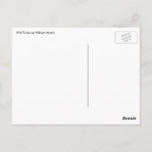 ワイルドチューリップby William Morris, Flowers Art ポストカード (裏面)