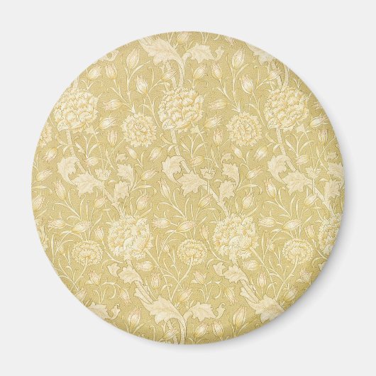 ワイルドチューリップby William Morris, Flowers Art マグネット (正面)