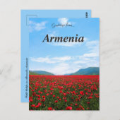 ワイルドチューリップinアラベルディアルメニア葉書 ポストカード (正面/裏面)
