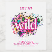 ワイルドチーターズ ブライズテイルパーティー ワインラベル (シングルラベル)