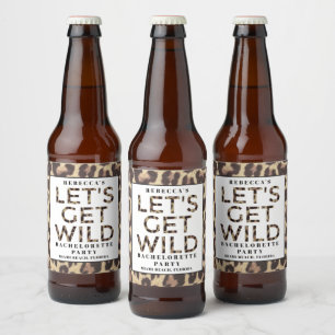ワイルドチーター独身最後の夜パーティー ビールラベル
