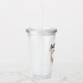 ワイルドツサファリ動物誕生日キッズウォーター色 アクリルタンブラー (右)