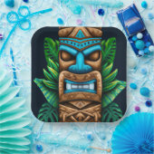 ワイルドティキルアウ（ハワイ式宴会） ペーパープレート (パーティー)