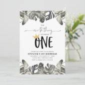 ワイルドティーボーイズ1st誕生日パーティーワイルドワン 招待状 (スタンド正面)