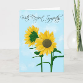 ワイルドテキサス州ひまわりカード カード