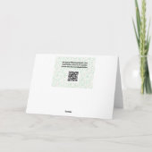 ワイルドディアバックプかわいらしン誕生日カード サンキューカード (裏面)