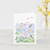 ワイルドデイジーの愛 - ノートカード (黄色い花)