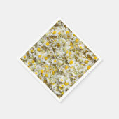ワイルドデイジーパターン スタンダードカクテルナプキン (角)