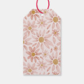 ワイルドデイジーボホー1stバースデーパーティーフェイズラベル ギフトタグ (裏面)