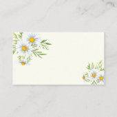 ワイルドデイジー花春夏レシピカード エンクロージャーカード (裏面)