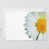 ワイルドデイジー葬儀アナウンスカード 招待状 (裏面)