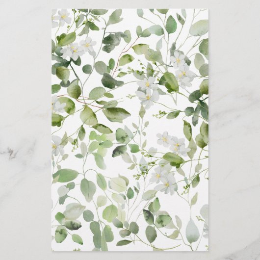 ワイルドデイジー開花ベビーシャワーワードスクランブル (裏面)