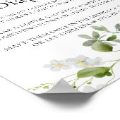 ワイルドデイジー開花レイトナイトおむつサイン ポスター (角)