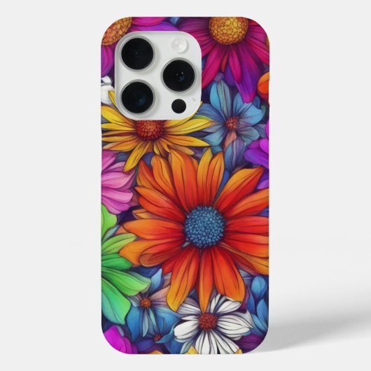 ワイルドデイジー#4 - iPhone 15 Proケース Case-Mate iPhoneケース (裏面)