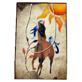 ワイルドデザートポニーとサンホース ミディアムペーパーバッグ (裏面)