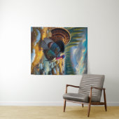 ワイルドトムターキー初雪 タペストリー (インサイチュ(横))