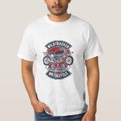 ワイルドトラッカー バイク エンブレム Tシャツ (正面)