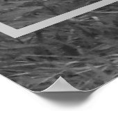 ワイルドトルコB&W写真 ポスター (角)