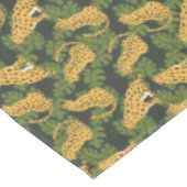 ワイルドトロピカルサファリレオパドジャングルパーム テーブルクロス (アングル)