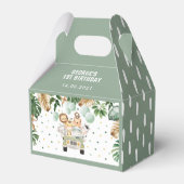 ワイルドトロピカルジャングルサファリアニマルズ誕生日 フェイバーボックス (正面サイド)