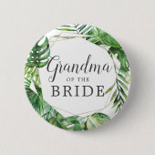 ワイルドトロピカルパームおばあちゃん 缶バッジ (正面)