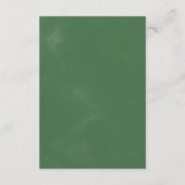 ワイルドトロピカルパームウェディングレセプションカード エンクロージャーカード (裏面)