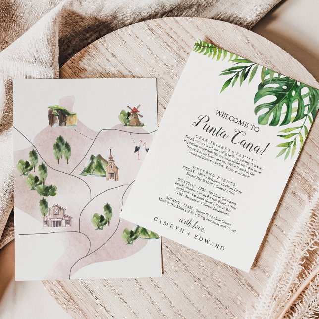 ワイルドトロピカルパームウェルカムレターの旅程&マップ (クリエイターアップロード済み)