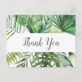 ワイルドトロピカルパームサンキューハガキ ポストカード (正面)