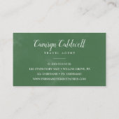 ワイルドトロピカルパームビジネスカード 名刺 (裏面)