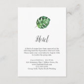 ワイルドトロピカルパームホテルエンクロージャカード エンクロージャーカード (正面)