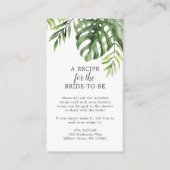 ワイルドトロピカルパームレシピリクエスト エンクロージャーカード (正面)