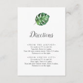 ワイルドトロピカルパーム方向囲いカード エンクロージャーカード (正面)